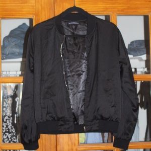 Brandy Melville Silky Bomber Jacket